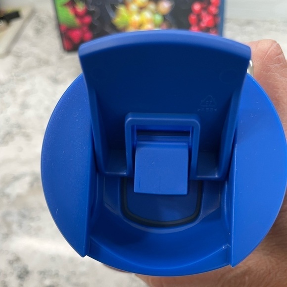 Starbucks 2024 Sapphire Blue Checkered SS Daisy  Charm Tumbler. NWT. HFT. Wow! - Picture 7 of 10